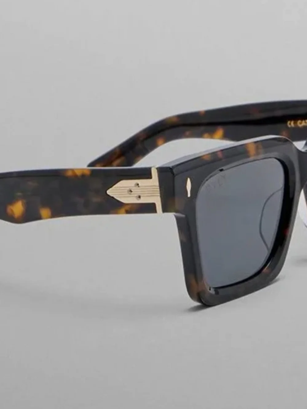 BYLT Basics Tortoiseshell Frame Sunglasses with Dark Gray Lenses